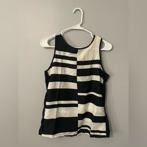 Banana Republic Black and White Tank Top